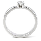Anello - 18 carati Oro bianco - 0.10ct. tw. Diamante (Naturale)