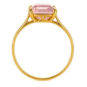 Anello - 18 carati Oro giallo - 3.50ct. tw. Quarzo