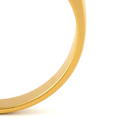 Anello - 18 carati Oro giallo - 0.52ct. tw. Zaffiro - Diamante