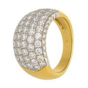 Anello - 18 carati Oro bianco, Oro giallo - 0.83ct. tw. Diamante (Naturale)