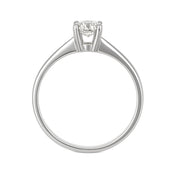 Anello - 18 carati Oro bianco - 0.40ct. tw. Diamante (Naturale)