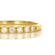 Anello - 18 carati Oro giallo - 0.135ct. tw. Diamante (Naturale)