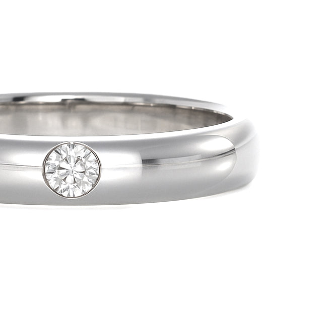 Anello - 18 carati Oro bianco - 0.14ct. tw. Diamante (Naturale)