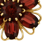 Ciondolo - 18 carati Oro giallo - 3.95ct. tw. Granato