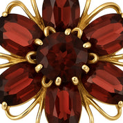 Ciondolo - 18 carati Oro giallo - 3.95ct. tw. Granato