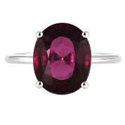 Anello - 18 carati Oro bianco - 4.20ct. tw. Tormalina