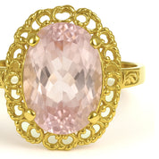 Anello - 18 carati Oro giallo - 6.50ct. tw. Quarzo