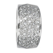 Anello - 18 carati Oro bianco - 0.49ct. tw. Diamante (Naturale)