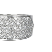 Anello - 18 carati Oro bianco - 0.49ct. tw. Diamante (Naturale)