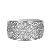 Anello - 18 carati Oro bianco - 0.49ct. tw. Diamante (Naturale)