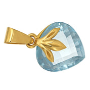 Ciondolo - 18 carati Oro giallo - 7.00ct. tw. Acquamarina