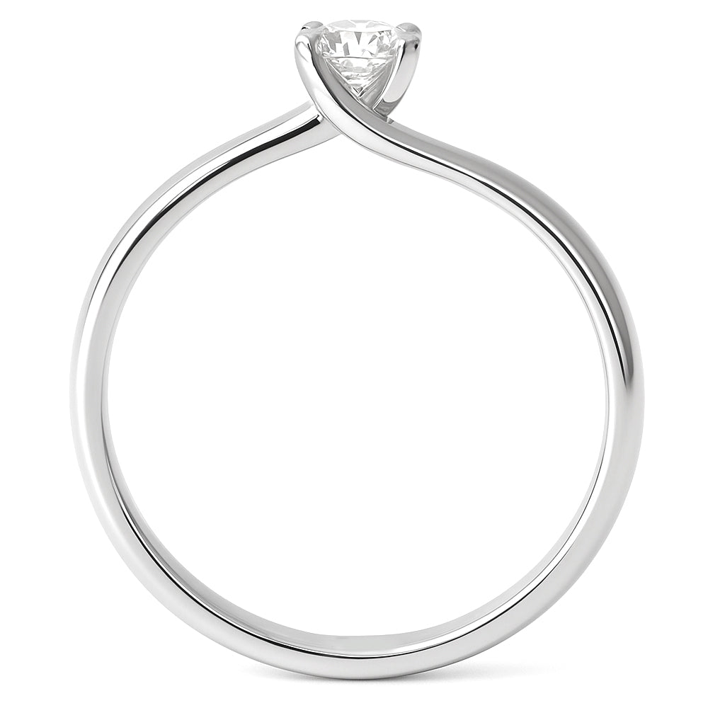 Anello - 18 carati Oro bianco - 0.15ct. tw. Diamante (Naturale)