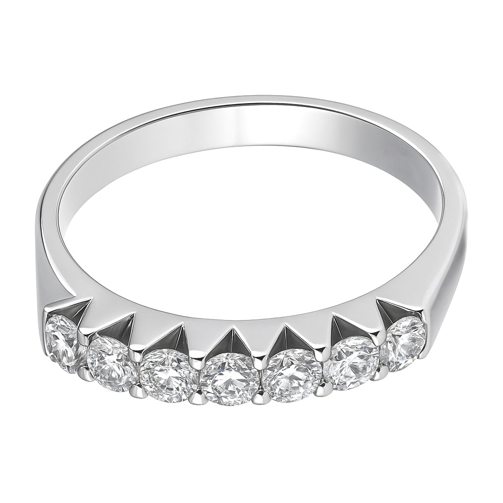 Anello - 18 carati Oro bianco - 0.28ct. tw. Diamante (Naturale)