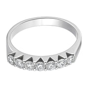 Anello - 18 carati Oro bianco - 0.28ct. tw. Diamante (Naturale)