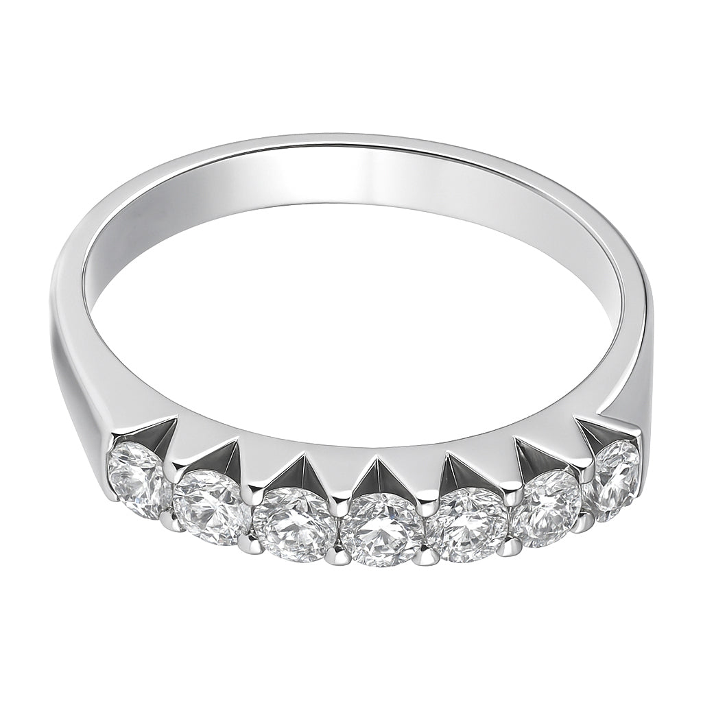 Anello - 18 carati Oro bianco - 0.28ct. tw. Diamante (Naturale)