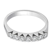 Anello - 18 carati Oro bianco - 0.28ct. tw. Diamante (Naturale)