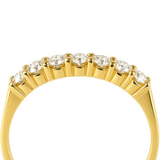 Anello - 18 carati Oro giallo - 0.14ct. tw. Diamante (Naturale)