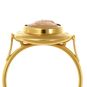 Anello - 18 carati Oro giallo, conchiglia