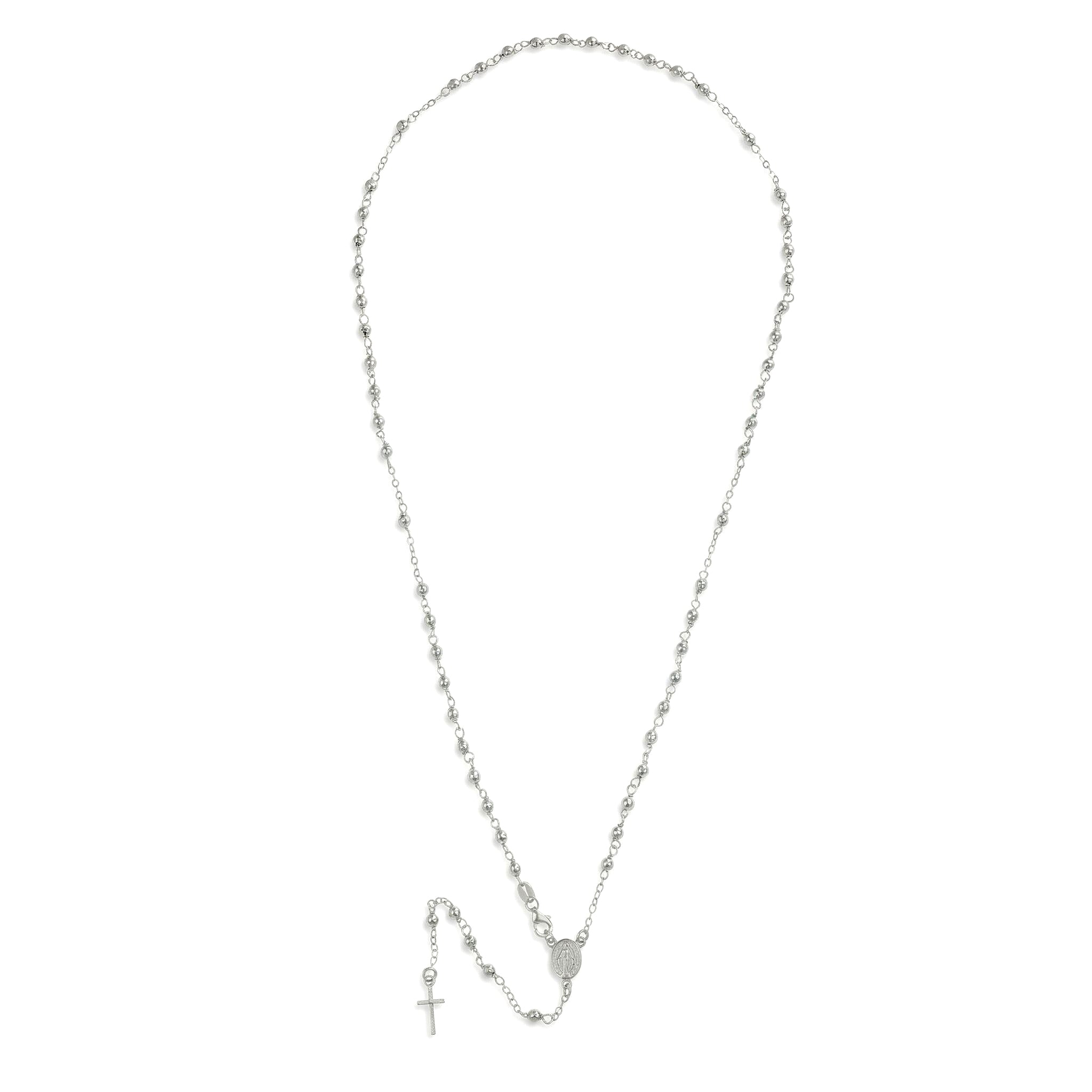 Collana con Ciondolo in Oro Bianco 18 carati