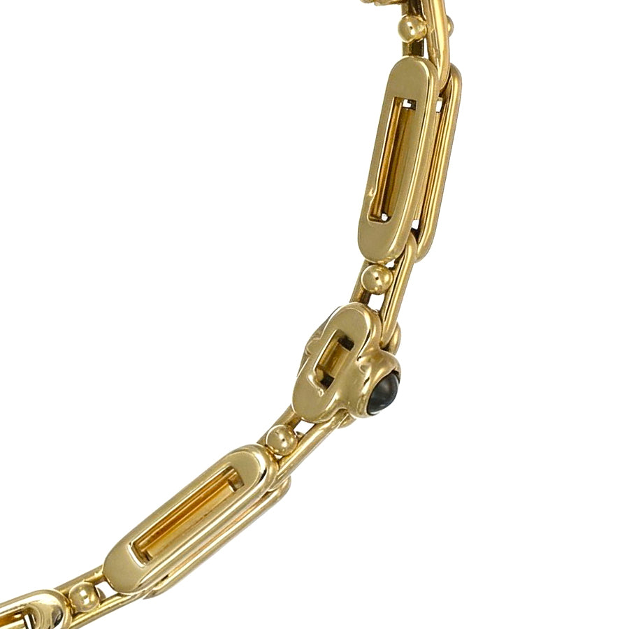 Bracciale in Oro Giallo 18 carati con n 1 Zaffiro da 0.06 Ct