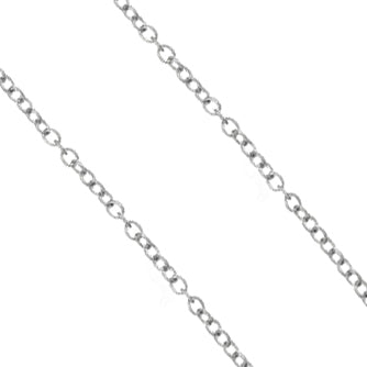 Collana con ciondolo - 18 carati Oro bianco - 0.12ct. tw. Diamante (Naturale)