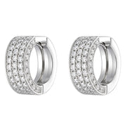 Orecchini - 18 carati Oro bianco - 1.65ct. tw. Diamante (Naturale)