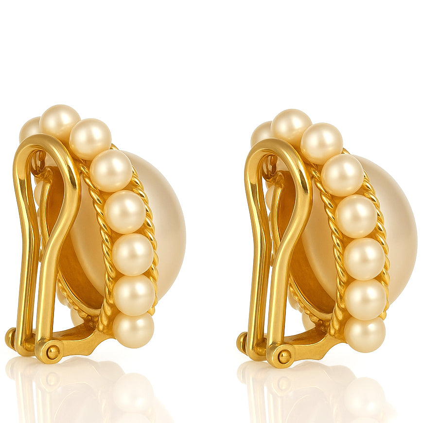 Orecchini - 18 carati Oro giallo - Perla