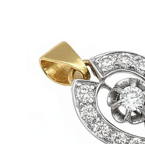 Ciondolo Argento, Oro giallo