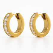 Orecchini - 18 carati Oro giallo - 1.44ct. tw. Diamante (Naturale)