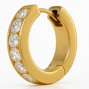 Orecchini - 18 carati Oro giallo - 1.44ct. tw. Diamante (Naturale)