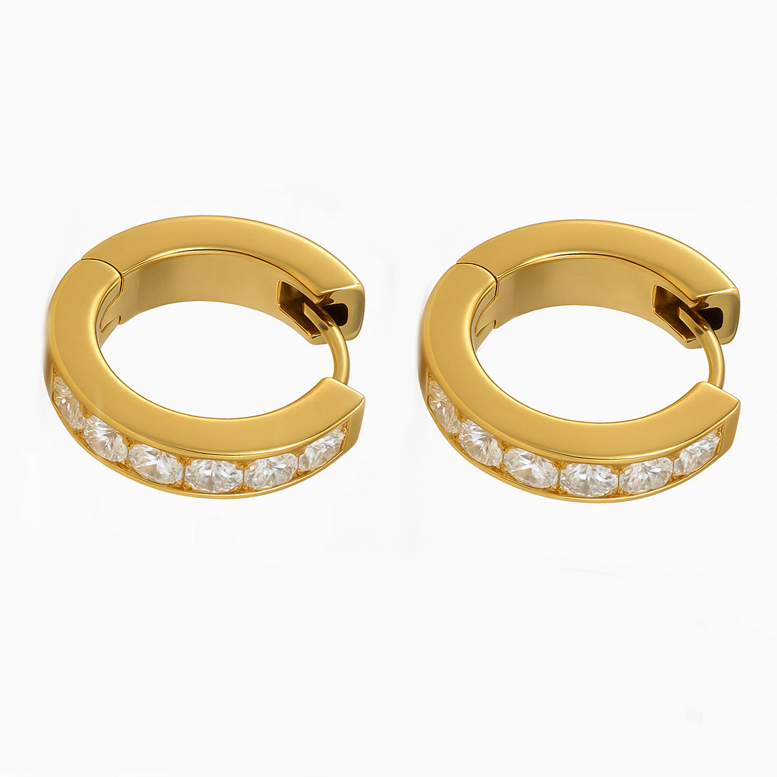 Orecchini - 18 carati Oro giallo - 1.44ct. tw. Diamante (Naturale)