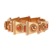 Bracciale - 18 carati Oro giallo Corallo