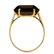 Anello - 18 carati Oro giallo - 8.75ct. tw. Quarzo