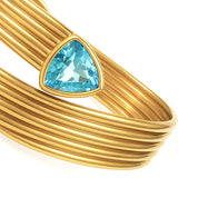 Bracciale - 18 carati Oro giallo - 13.00ct. tw. Topazio - Ametista