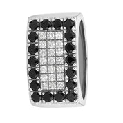 Anello - 18 carati Oro bianco - 0.93ct. tw. Diamante (Naturale)