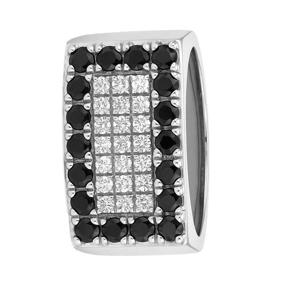 Anello - 18 carati Oro bianco - 0.93ct. tw. Diamante (Naturale)