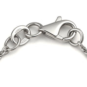 Collana con ciondolo - 18 carati Oro bianco - 0.42ct. tw. Diamante (Naturale)