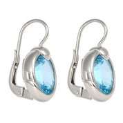 Orecchini - 18 carati Oro bianco - 7.00ct. tw. Acquamarina