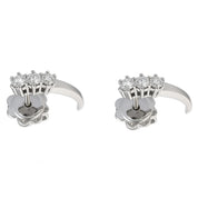 Orecchini - 18 carati Oro bianco - 0.18ct. tw. Diamante (Naturale)