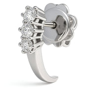 Orecchini - 18 carati Oro bianco - 0.18ct. tw. Diamante (Naturale)