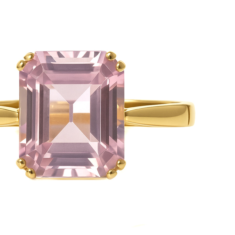 Anello - 18 carati Oro giallo - 2.75ct. tw. Quarzo