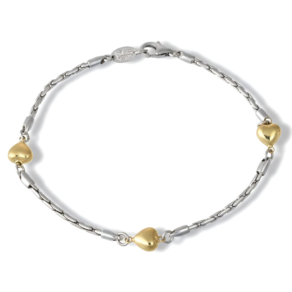 Bracciale - 18 carati Oro giallo, Oro bianco