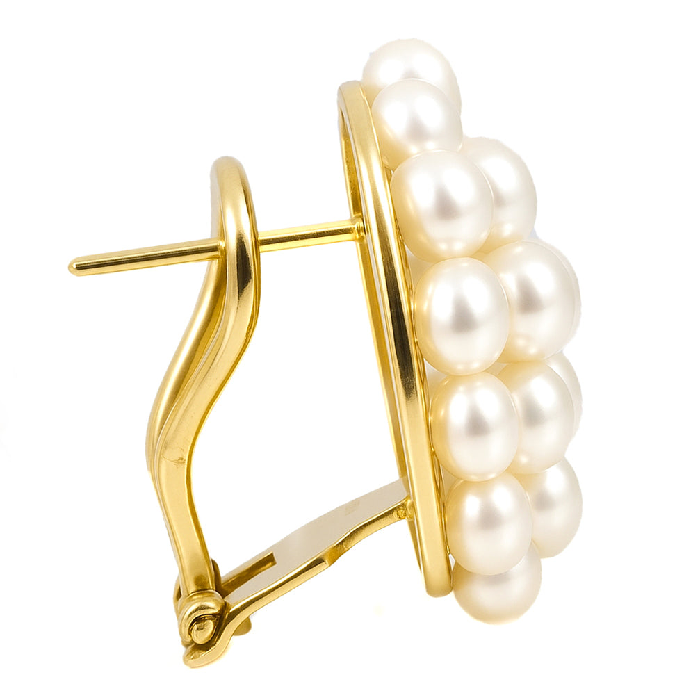 Orecchini - 18 carati Oro giallo - Perla