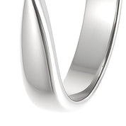 Anello - 18 carati Oro bianco - 0.07ct. tw. Diamante (Naturale)