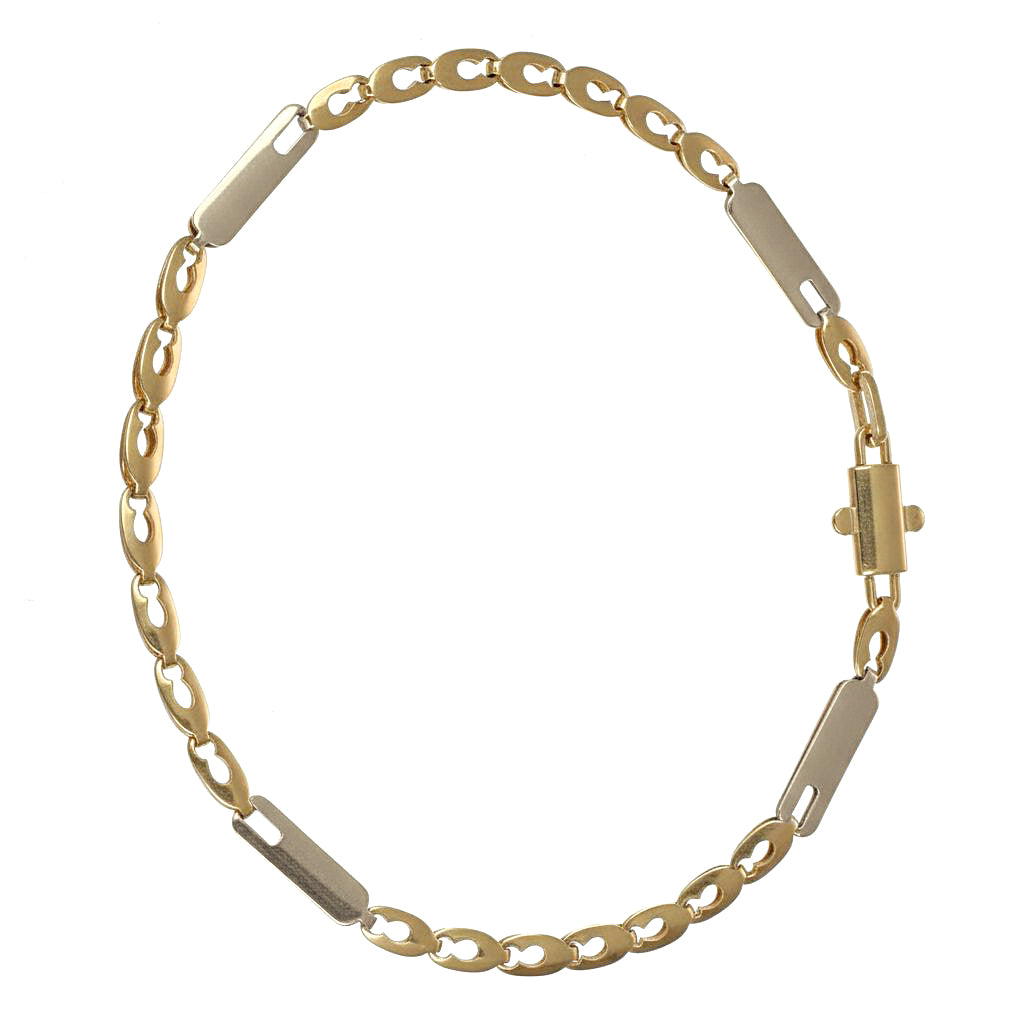 Bracciale - 18 carati Oro giallo, Oro bianco