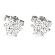 Orecchini - 18 carati Oro bianco - 0.38ct. tw. Diamante (Naturale)
