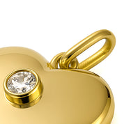 Ciondolo - 18 carati Oro giallo - 0.20ct. tw. Diamante (Naturale)