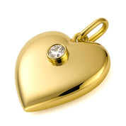 Ciondolo - 18 carati Oro giallo - 0.20ct. tw. Diamante (Naturale)