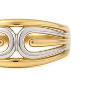 Anello - 18 carati Oro bianco, Oro giallo