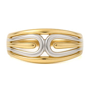 Anello - 18 carati Oro bianco, Oro giallo